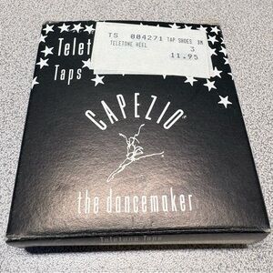 Capezio Black Teletone Taps Box